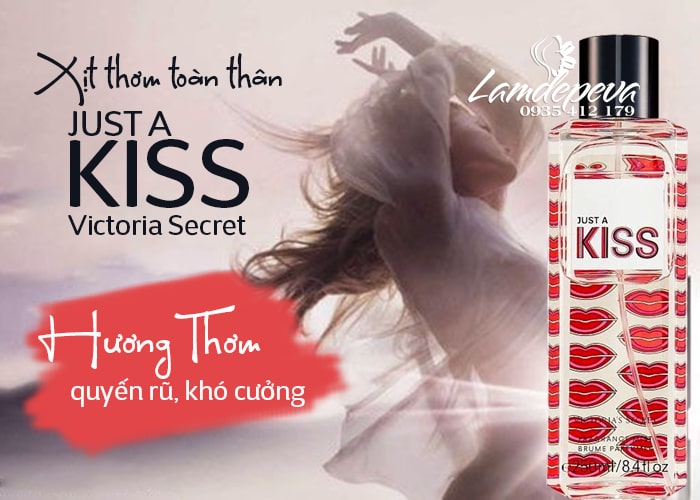 Xịt thơm Just A Kiss Victoria Secret của Mỹ chai 250ml  23